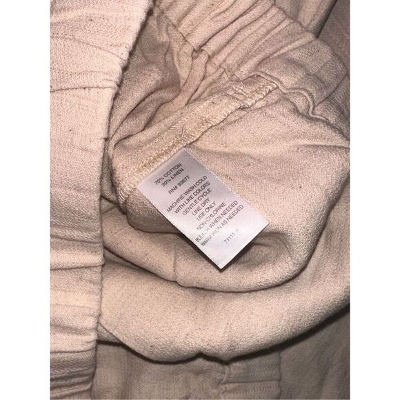 NEW WITH TAGS Liz Claiborne TAN KHAKI Linen Crop Capris Pants NWT XL - Picture 4 of 6